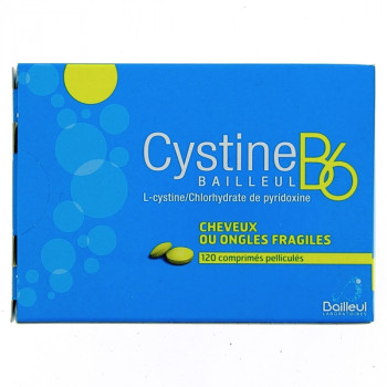 Cystine B6 Cheveux ou Ongles fragilises x120cpr Bailleul