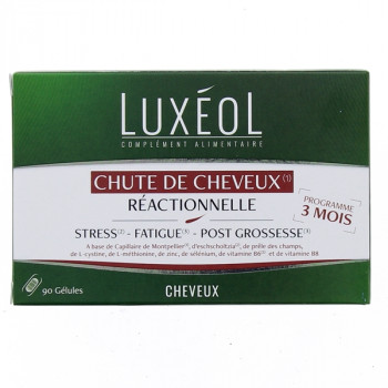 Luxéol Chute de Cheveux Réactionnelle x90 Gélules