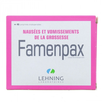 Famenpax Nausées et Vomissements de la grossesse x40cpr Lehning