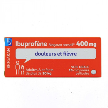 Ibuprofene Biogaran 400mg 10cpr