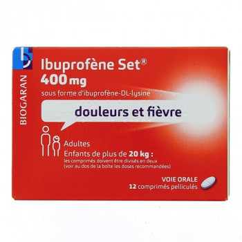 Ibuprofène Set 400mg x12 Biogaran Conseil