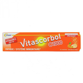 Vitascorbol C1000 x20cpr effervescents Cooper