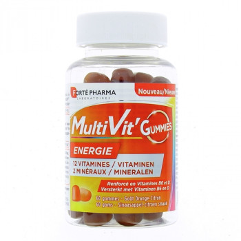 MultiVit Energie x60 gummies Forté Pharma