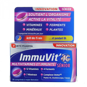 ImmuVit' 4G Sénior x30cpr Forté Pharma