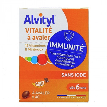 Alvityl Vitalité à avaler x40cpr