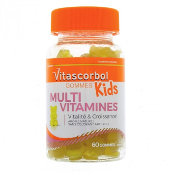 Vitascorbol Gommes Kids Multi Vitamines x60 gommes Cooper
