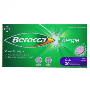 Berocca Energie x30cpr Effervescents Cassis