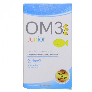 OM3 Junior x45 capsules goût orange