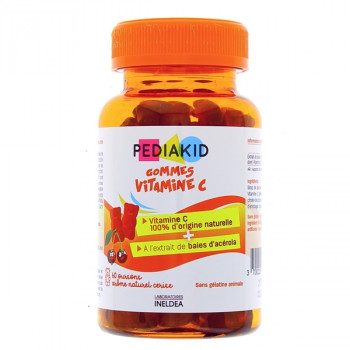 Pediakid Gommes Vitamine C x60 oursons