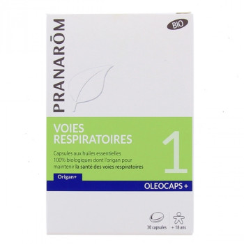 Oleocaps 1 Voies Respiratoires Bio x30 capsules Pranarôm