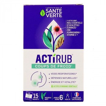 ActiRub x15 sachets Santé Verte