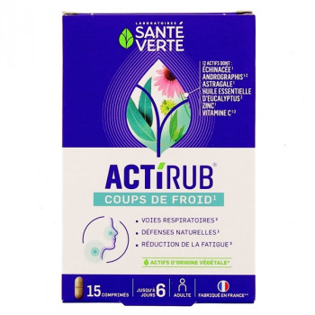 ActiRub Coups de froid x15cpr Santé Verte