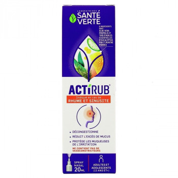 ActiRub Spray Nasal  20ml Santé Verte