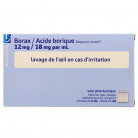 Borax acide borique x20 unidoses...