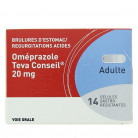 Omeprazole Teva 20mg x14 gélules