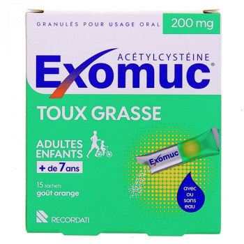 Exomuc Toux grasse x15 stick