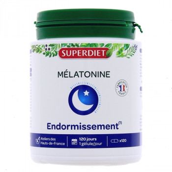 Mélatonine Endormissement x120 gélules Super Diet