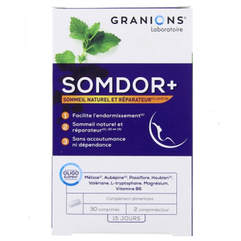 Somdor+ Sommeil Naturel & Réparateur x30cpr Granions