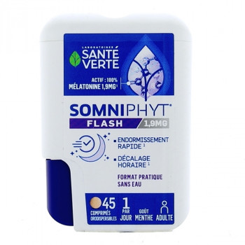 SomniPhyt Flash 1,9mg x45cpr orodispersibles Santé Verte