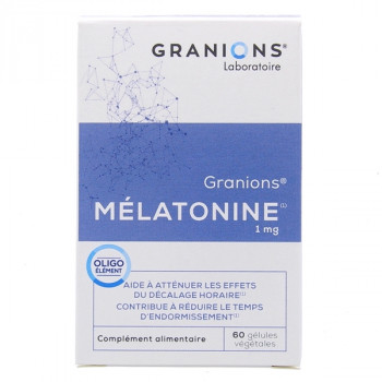 Granions Mélatonine x60 gélules végétales