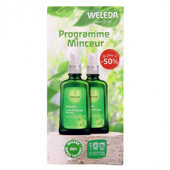 Huile de Massage Minceur Bouleau 2x100ml Weleda