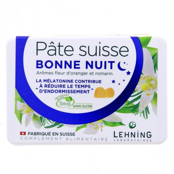 Pâte Suisse Bonne Nuit x40 gommes Lehning