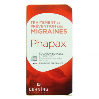 Phapax Migraine Gouttes 30ml Lehning