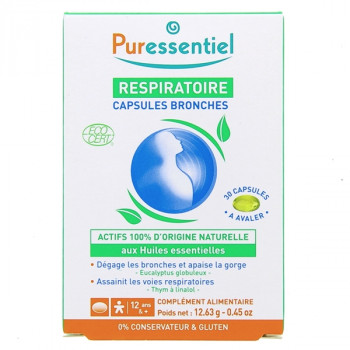 Respiratoire Caspules Bronches x30 capsules Puressentiel