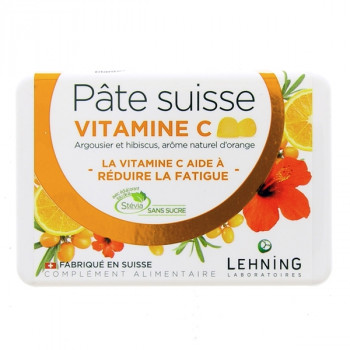 Pâte Suisse Vitamine C x40 gommes Lehning