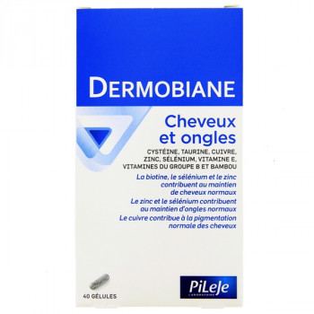 Dermobiane Cheveux et Ongles x40 gélules Pileje
