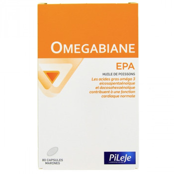 Omegabiane EPA x80 capsules marines Pileje