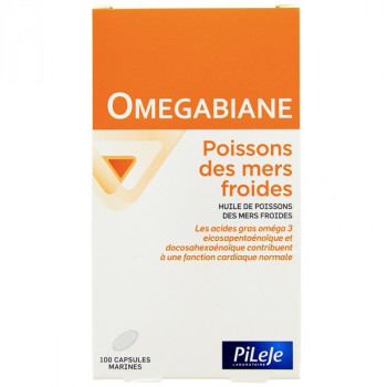 Omegabiane Poissons des mers froides x100 capsules marine Pileje