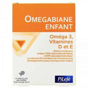 Omegabiane Enfant x27 pastilles gélifiées Pileje