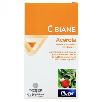 C Biane Acérola x20cpr à croquer Pileje