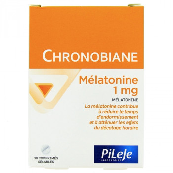 Chronobiane Mélatonine 1mg x30cpr sécables Pileje