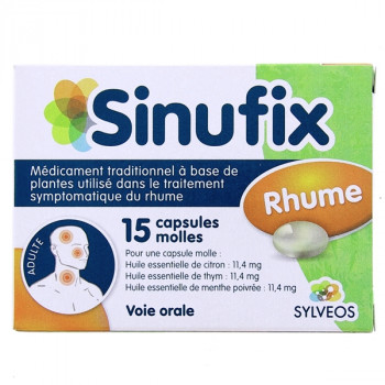Sinufix Rhume x15 capsules molles UPSA