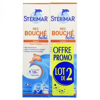 Stérimar Bébé Nez bouché 2x100ml