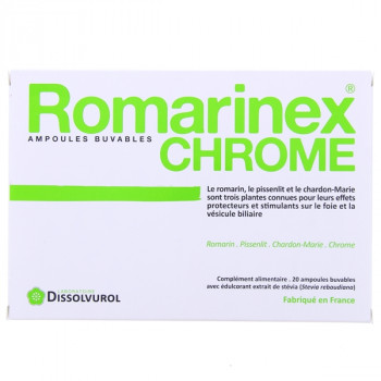 Romarinex chrome x20 ampoules Dissolvurol