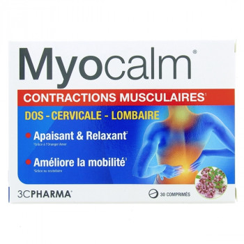 Myocalm Contractions Musculaires x30cpr 3C Pharma