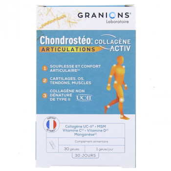 Chondrostéo+ Collagène Activ Articulations x30 gélules Granions