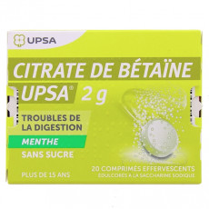 Citrate de betaïne UPSA 2g...