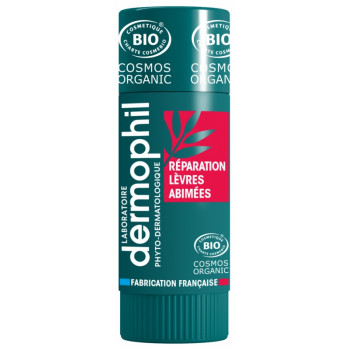 Dermophil Stick Réparation lèvres abîmées Bio 4g
