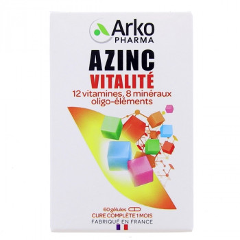 Azinc Vitalité x60 gélules Arkopharma