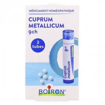 Cuprum Metallicum 9ch Granules Boiron - 3 tubes