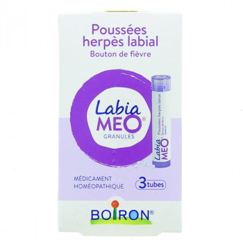 Labiameo Granules Poussée herpès labial Boiron - 3 tubes
