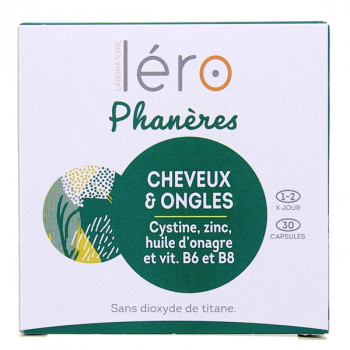 Léro Phanères Cheveux & Ongles x30 capsules
