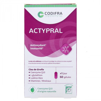 Actypral Antioxydant & Immunité x60 gélules Codifra