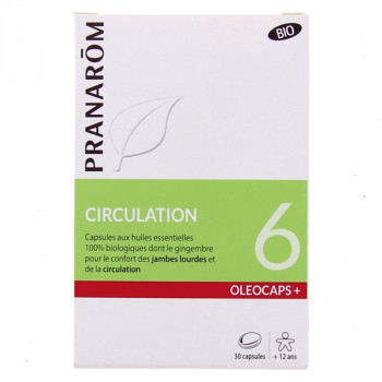 Oleocaps 6 Circulation Bio x30 capsules Pranarôm
