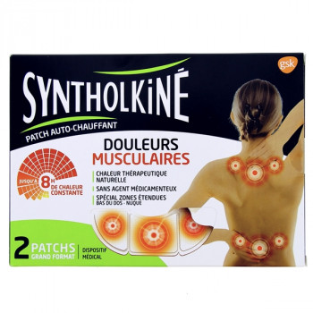 SyntholKiné Patch Auto-chauffant x2 Grand Format