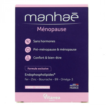 Manhaé Ménopause x30 capsules Vitavea